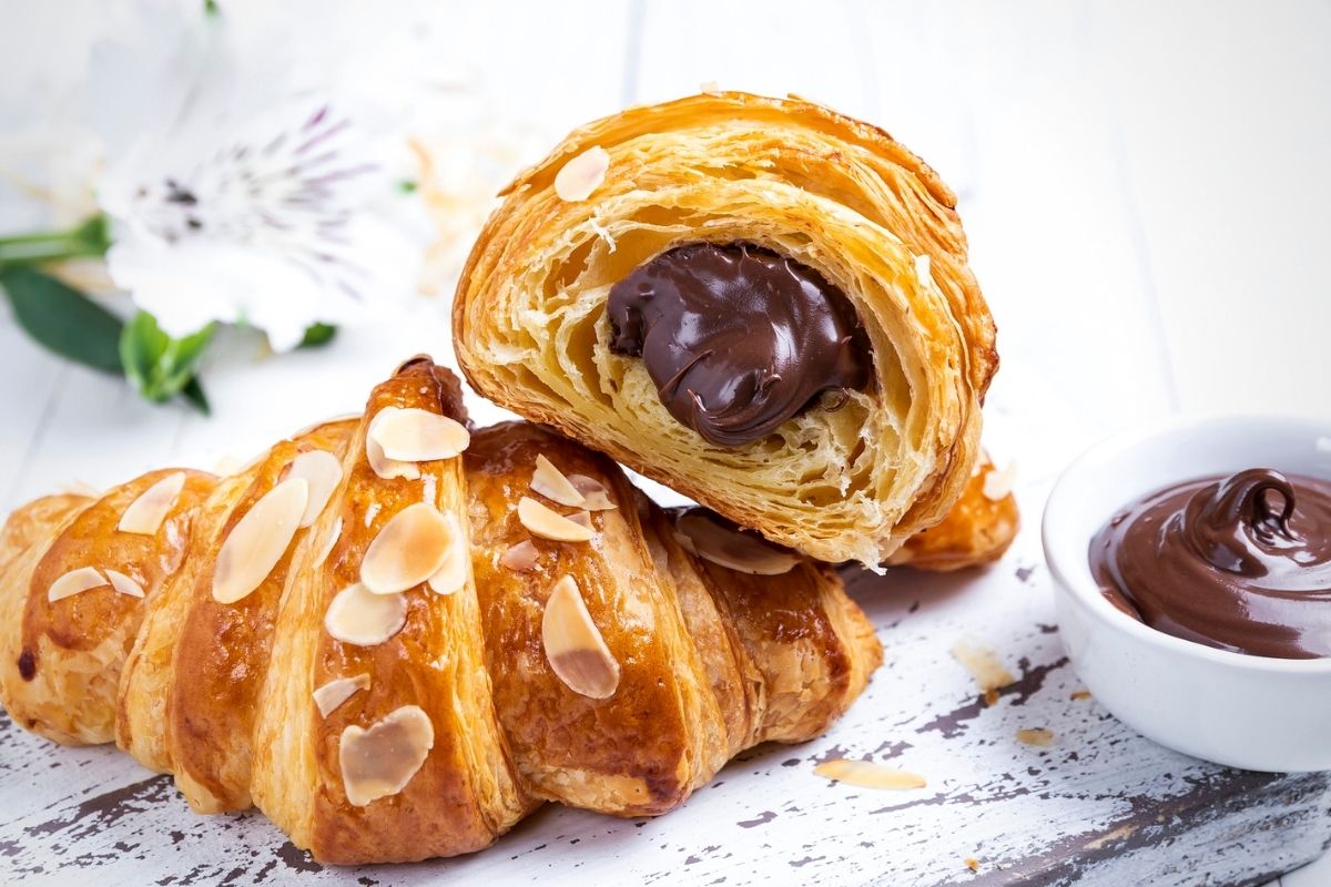 Easy Almond Paste and Chocolate Croissants
