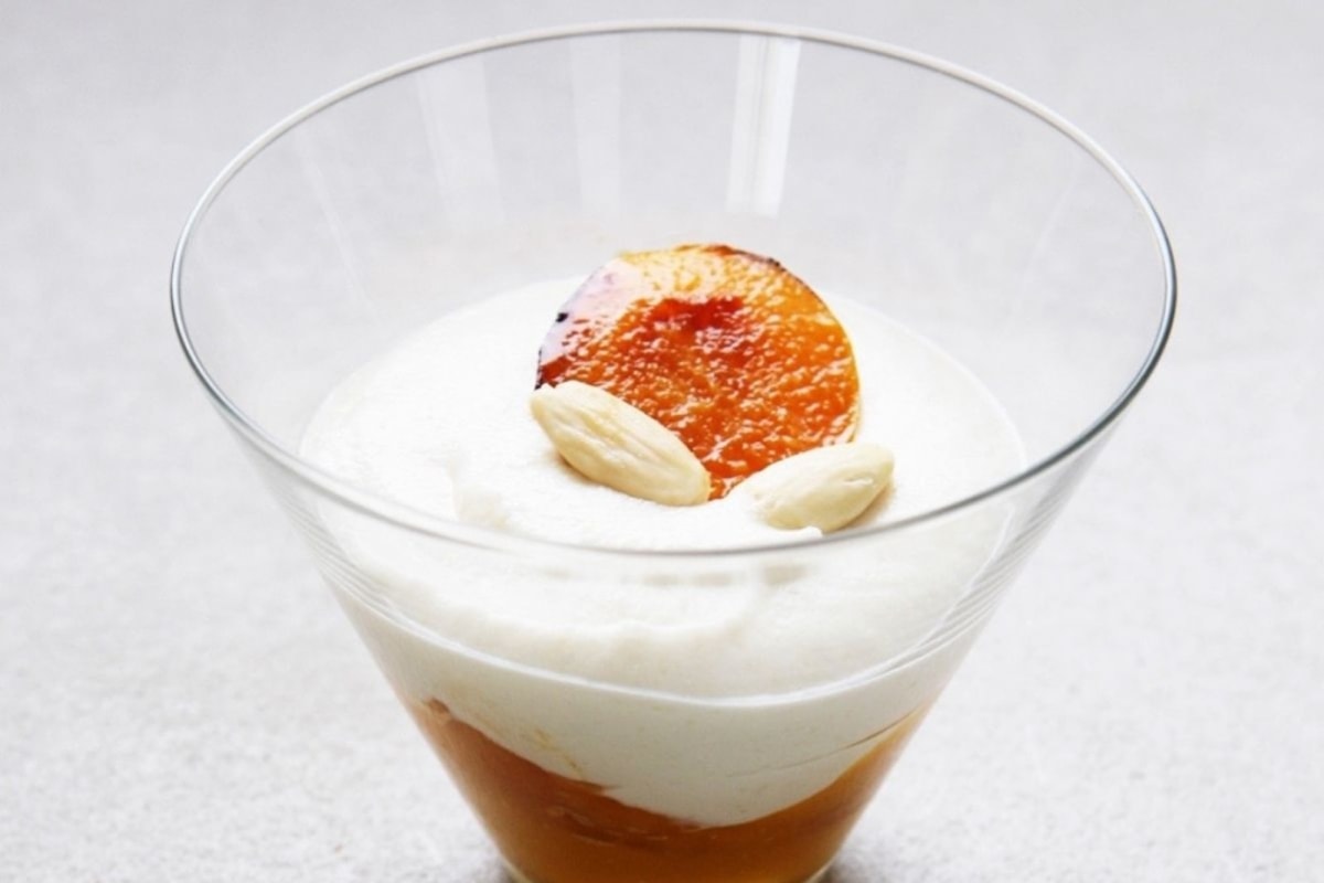 Florian's Almond Mousse and Apricot Verrine