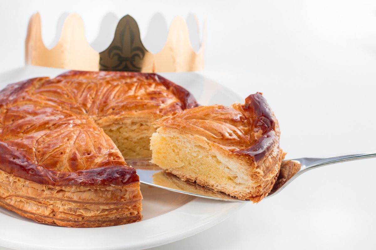 French Galette Filled with Almond Cream