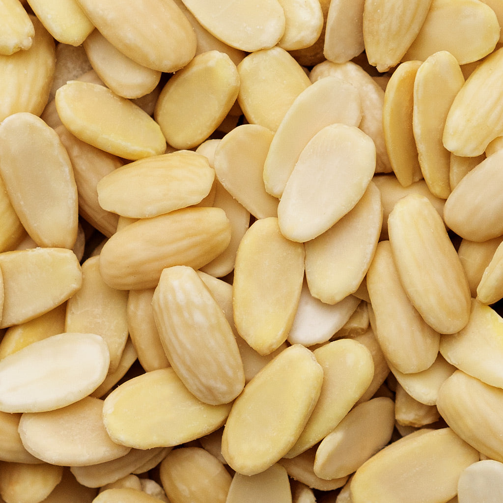 Blanched Almonds Split Dry Roasted